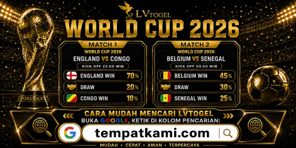 MATCH DAY LVTOGEL SPESIAL WORLD-CUP 2026